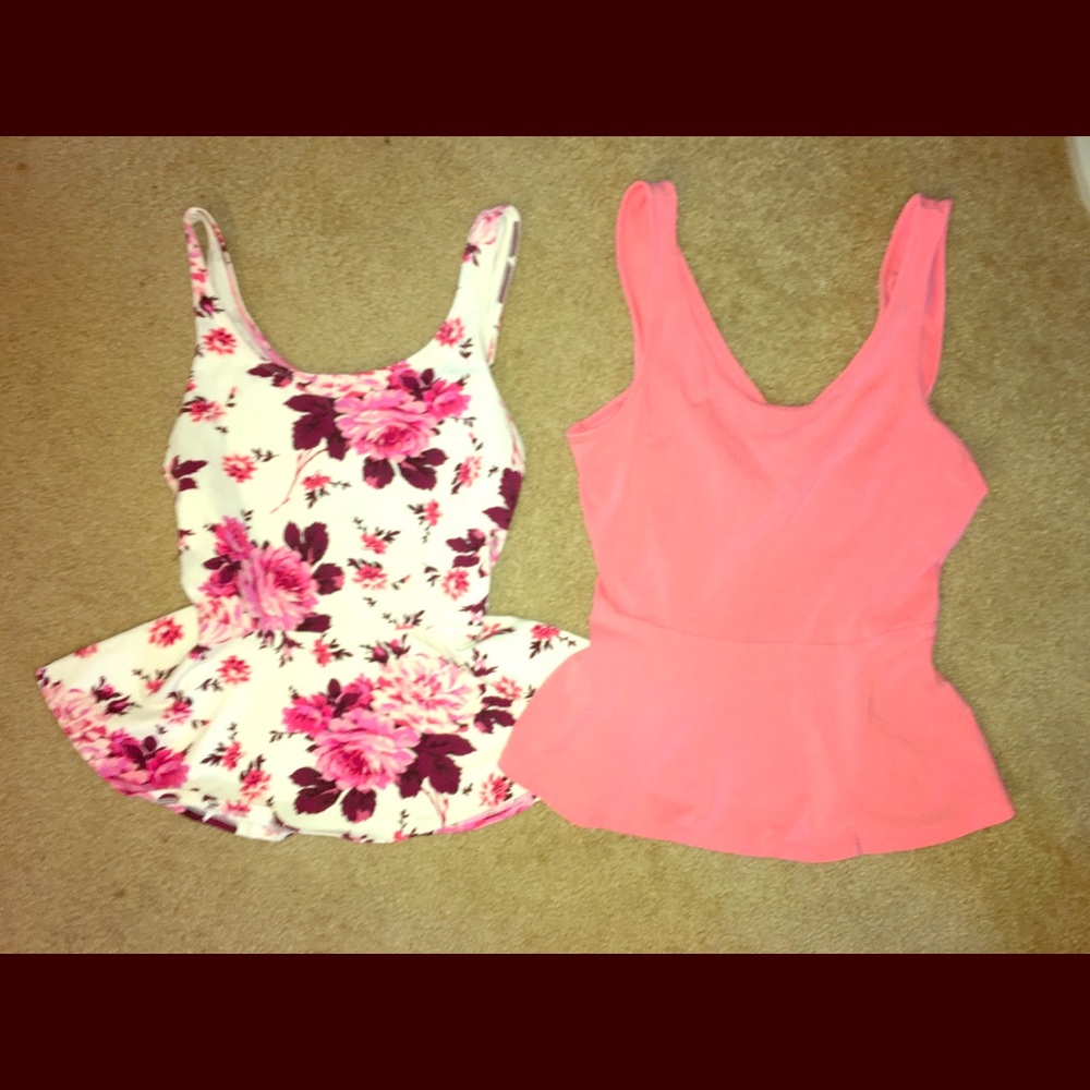 EXPRESS Peplum tanks
